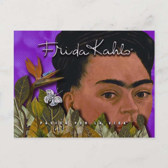 Cartão Postal Frida Kahlo Pasion Por La Vida (Frente)