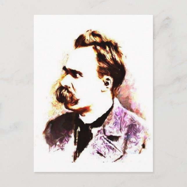 Cartão Postal Friedrich Nietzsche (Frente)
