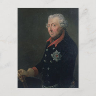 Cartão Postal Friedrich o Excelente Vestindo o Uniforme