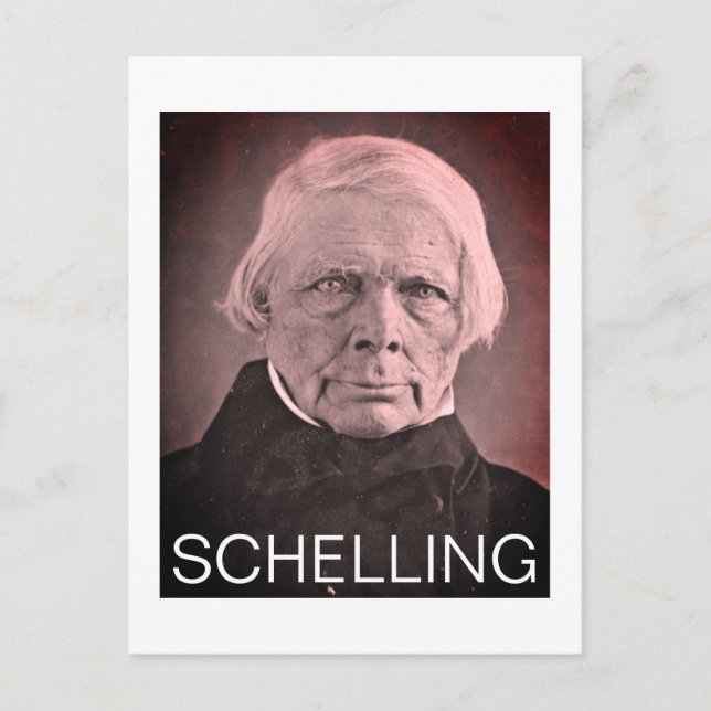Cartão Postal Friedrich Wilhelm Joseph Schelling (Frente)