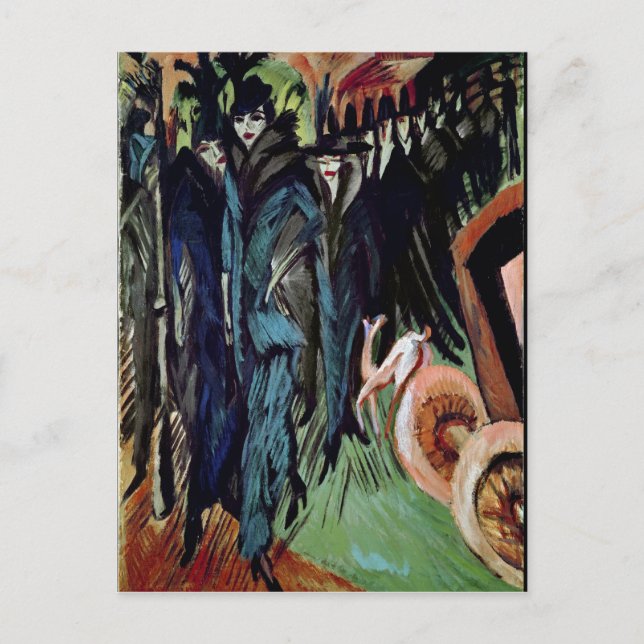 Cartão Postal Friedrichstrasse, 1914 (Frente)