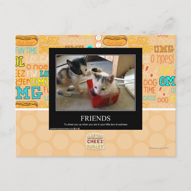 Cartão Postal Friends (Frente)