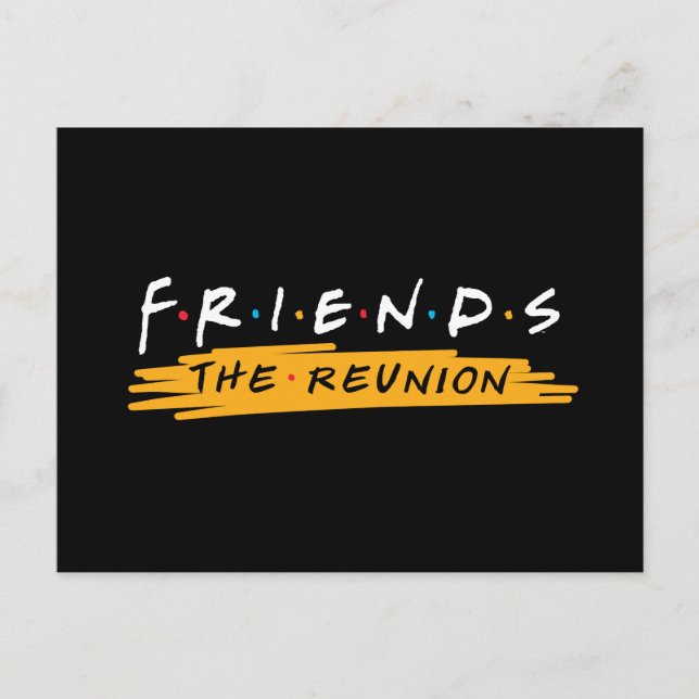 Cartão Postal FRIENDS™ A Reunião (Frente)