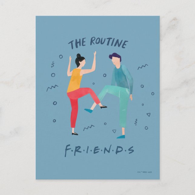 Cartão Postal FRIENDS™ | A Rotina (Frente)