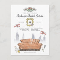 FRIENDS™ | Central Perk Aquarela Chá de Noiva