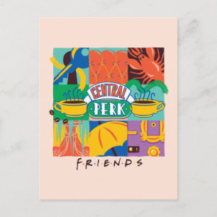 Cartão Postal FRIENDS™ Central Perk Gráfico Vibrante