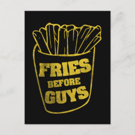 Cartão Postal Fries antes da cara