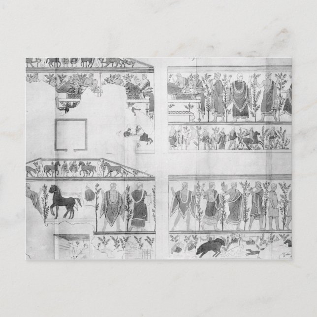 Cartão Postal Frieze, do Grotto della Querciola (Frente)