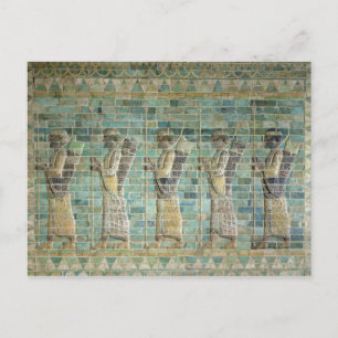 Cartão Postal Frieze dos arqueiros