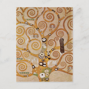 Cartão Postal Frieze II por Gustav Klimt