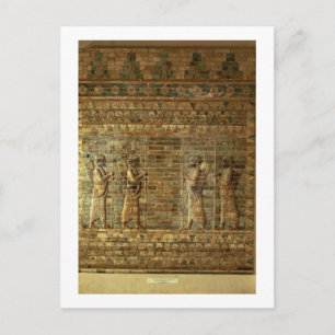 Cartão Postal Frieze of archers of the Persian king's guard, fro