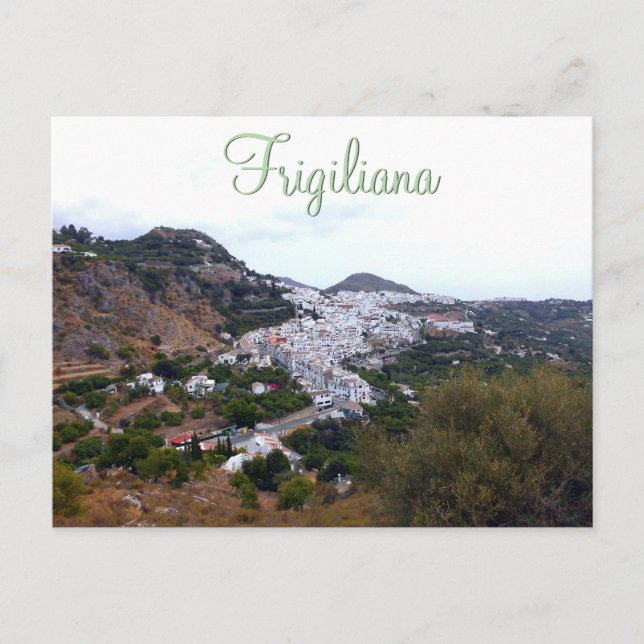 Cartão Postal Frigiliana - das weiße Dorf in Andalusien (Frente)