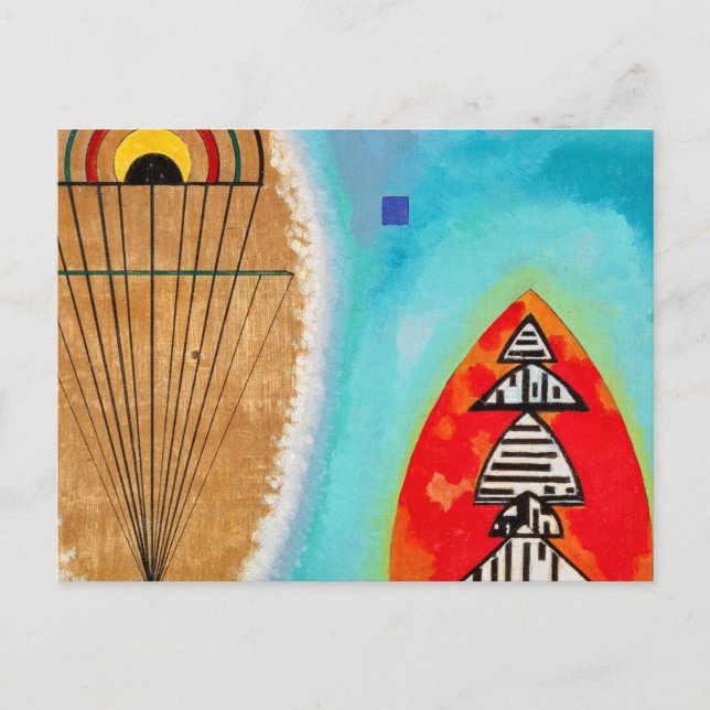 Cartão Postal Frio, 1929 por Wassily Kandinsky (Frente)