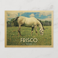Frisco Texas Horse Fazenda - Viagens vintage