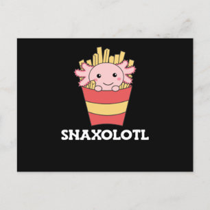 Cartão Postal Fritas De Animais Cuja Fia É De Serenxolotl Axolot