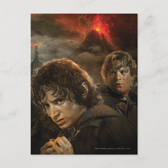 Cartão Postal FRODO™ e Samwise (Frente)