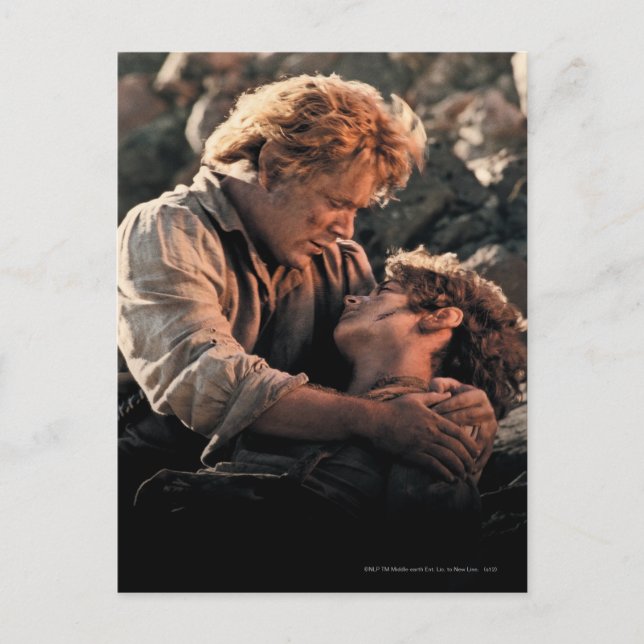 Cartão Postal FRODO™ in Samwise's Arms (Frente)