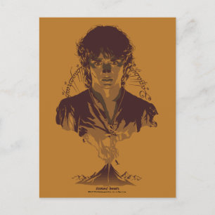 Cartão Postal FRODO™ MOUNT DOOM™ Inscrição Tengwar Gráfica