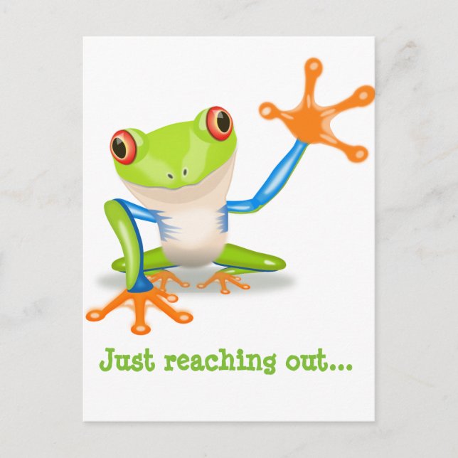 Cartão Postal Froggie Notecard (Frente)