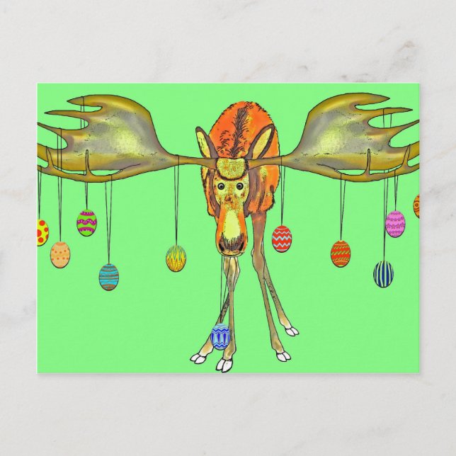 Cartão Postal Frohe Ostern (Frente)