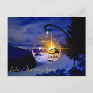 Cartão Postal Frohe Weihnachten