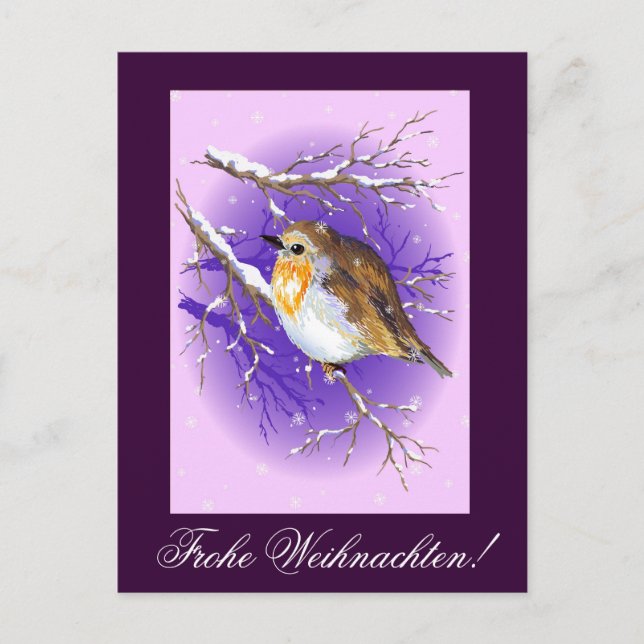 Cartão Postal Frohe Weihnachten! (Frente)