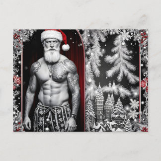 Cartão Postal Frohe Weihnachten wünscht der Weihnachtsmann