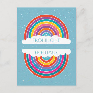 Cartão Postal Fröhliche Feriertage