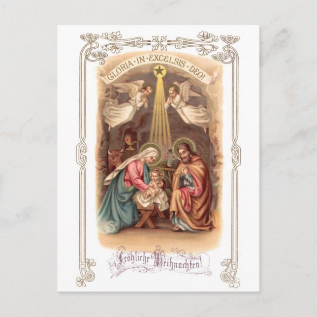 Cartão Postal Fröhliche Weihnacht 2 (Frente)