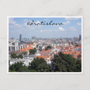 Cartão Postal fronteira da cidade de bratislava