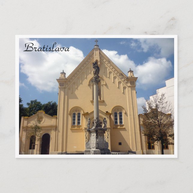 Cartão Postal fronteira de bratislava capuchin (Frente)