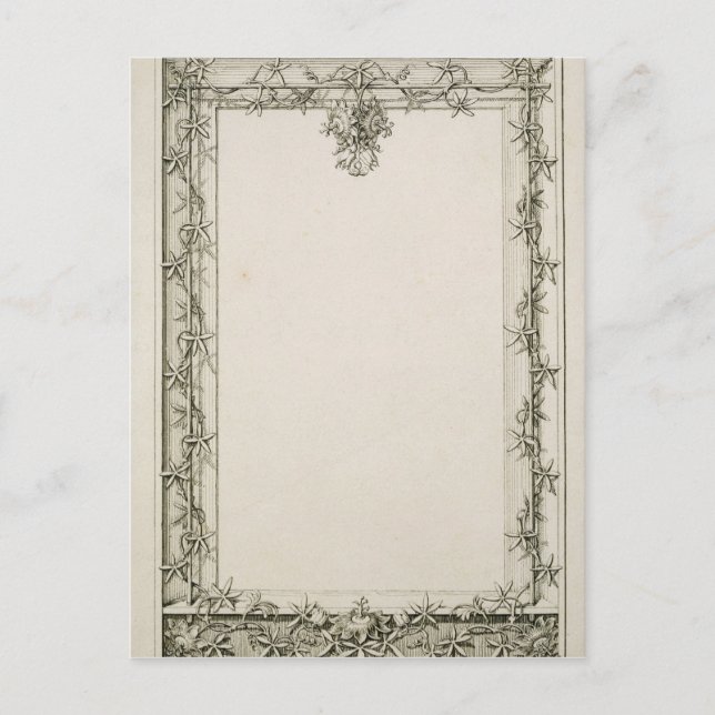 Cartão Postal Fronteira decorativa, 1809 (Frente)