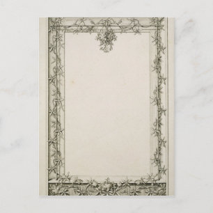 Cartão Postal Fronteira decorativa, 1809