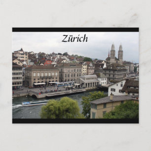 Cartão Postal fronteira zürich
