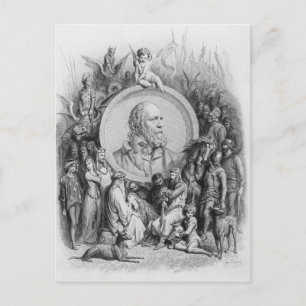 Cartão Postal Frontispício a 'Idylls of the King'