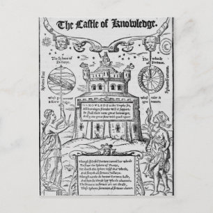 Cartão Postal Frontispício para "O Castelo do Conhecimento"