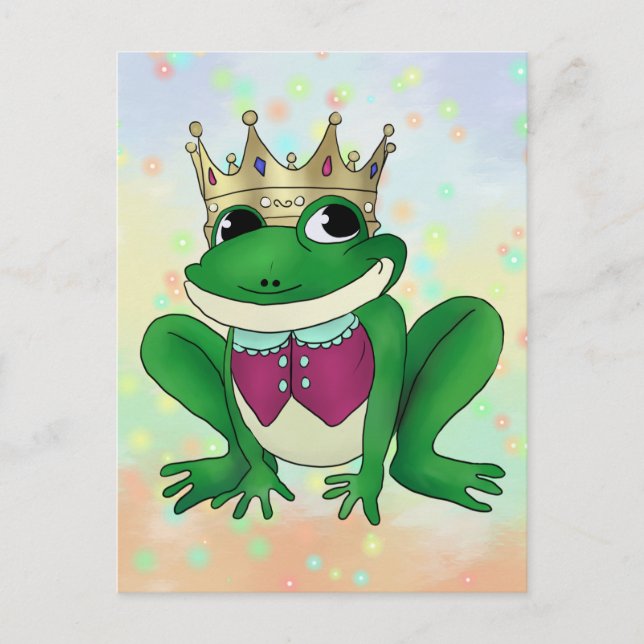 Cartão Postal Froschkönig Postkarte (Frente)