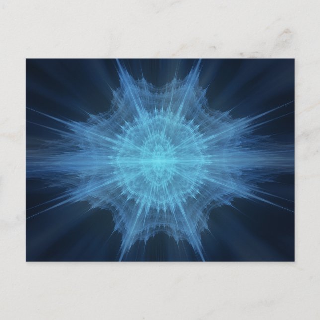 Cartão Postal Frost Nova Fractal (Frente)