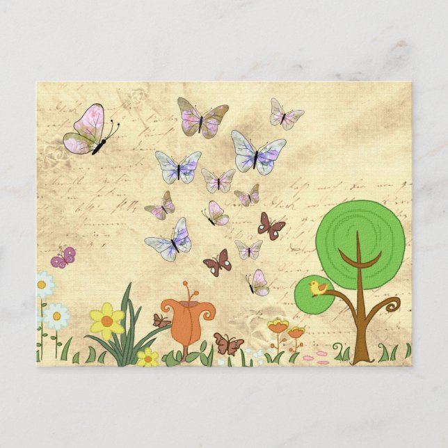 Cartão Postal Frühlingsbild (Frente)