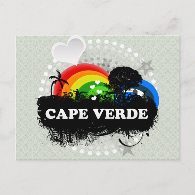 Cartão Postal Fruta-branca Cabo Verde (Frente)