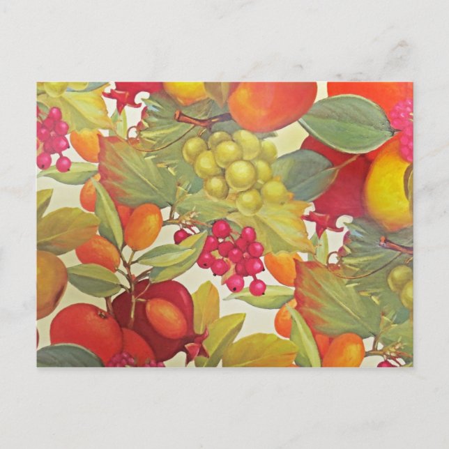 Cartão Postal Fruta Colorida (Frente)