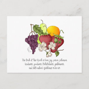 Cartão Postal Fruta da Espírito