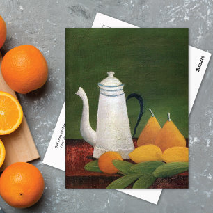 Cartão Postal Fruta de chaleira "Ainda viva" Henri Rousseau