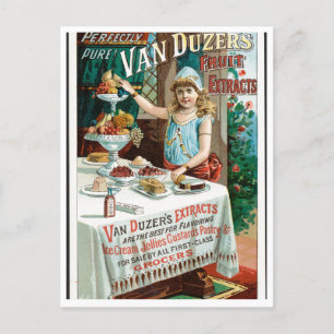 Cartão Postal Fruta de Van Duzer extrai arte de propaganda vinda