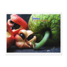 Fruta jamaicana do acque e frutos do mar