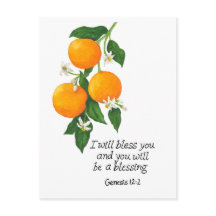 Fruta Laranja Gênesis 12:2