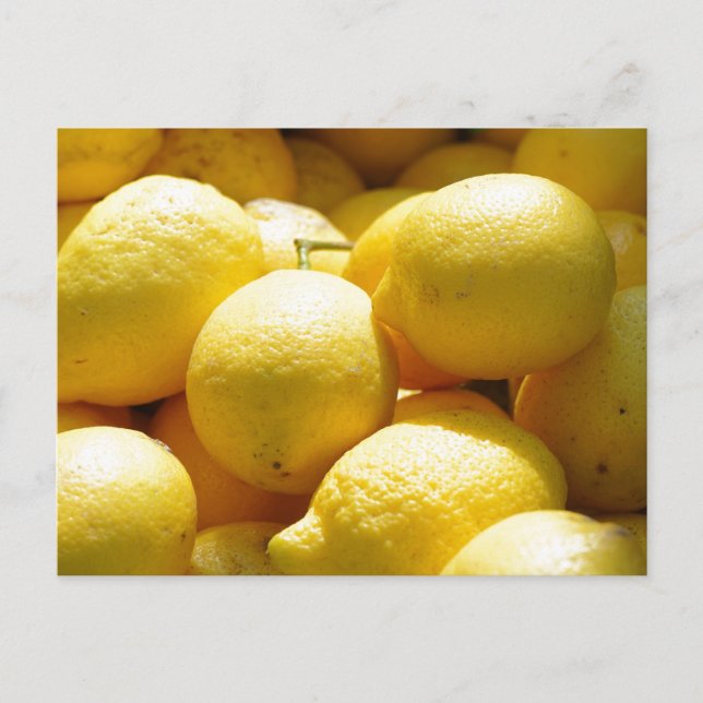 Cartão Postal Fruta: Limões (Frente)