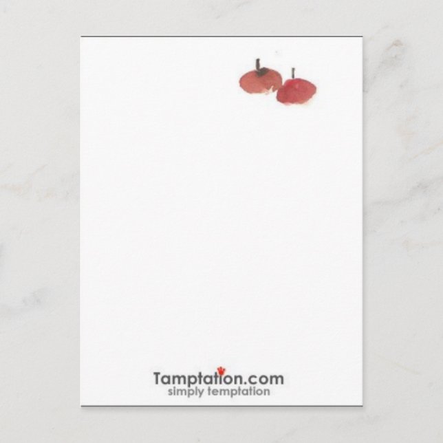 Cartão Postal Fruta sortuda (Frente)