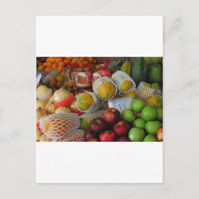 Cartão Postal Fruta tailandesa (Frente)