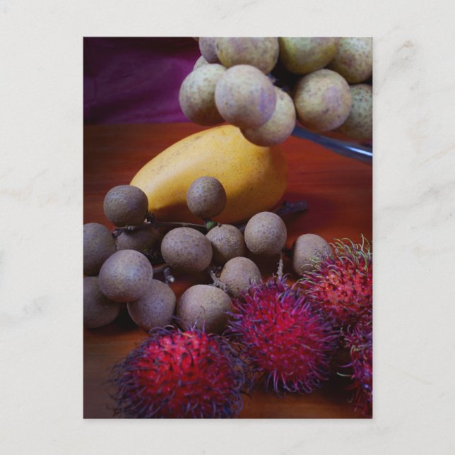 Cartão Postal Fruta tropical (Frente)